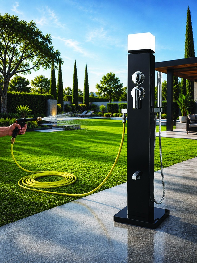 Viodus BA-1001 Solar Ledli Bahçe Duş Paneli