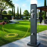 Viodus BA-1003 Solar Ledli Bahçe Duş Paneli Antrasit