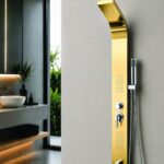Viodus KU-3001 Duş Paneli Kuğu Gold