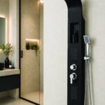 Viodus KU-6001 Kuğu Siyah Nişli Duş Paneli