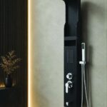 Viodus VİO-7005 Kare Siyah Siyah Nişli Duş Paneli